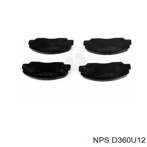 Pastillas de freno delanteras D360U12 NPS