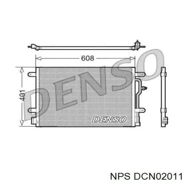 Condensador aire acondicionado DCN02011 NPS