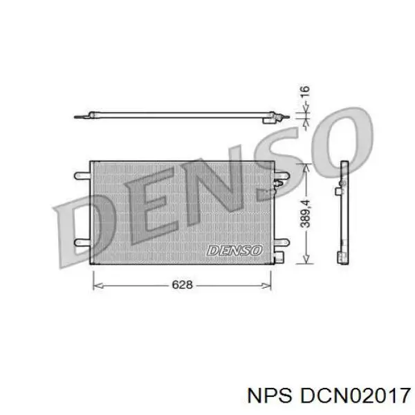 Condensador aire acondicionado DCN02017 NPS