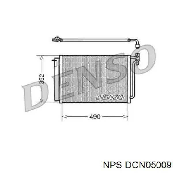 Condensador aire acondicionado DCN05009 NPS
