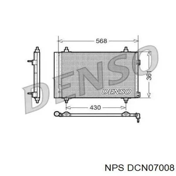Condensador aire acondicionado DCN07008 NPS