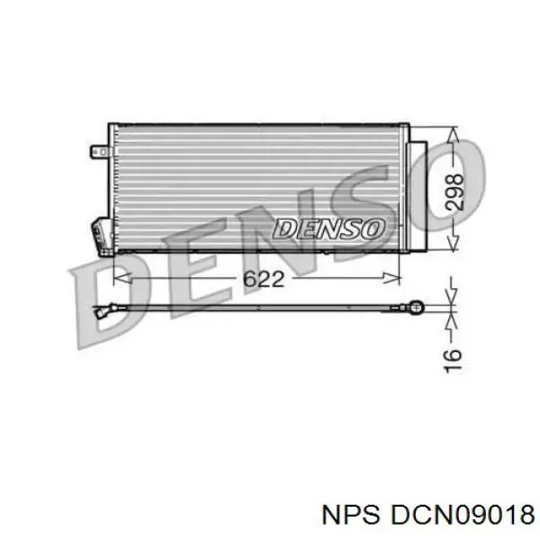 Condensador aire acondicionado DCN09018 NPS