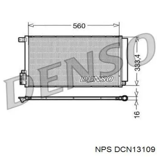 Condensador aire acondicionado DCN13109 NPS