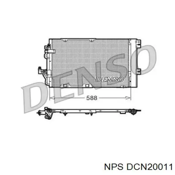 Радиатор кондиционера DCN20011 NPS