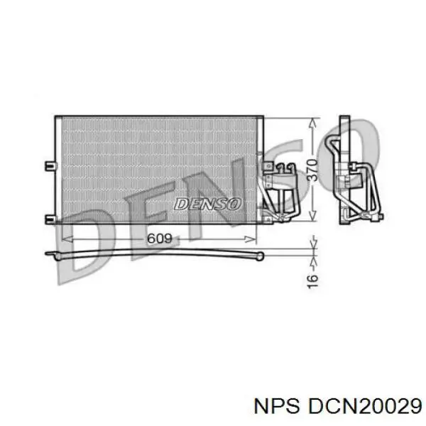 Condensador aire acondicionado DCN20029 NPS