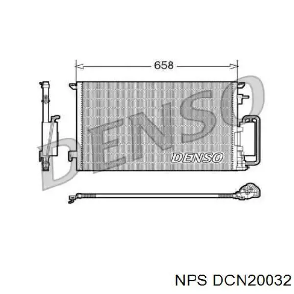 Радиатор кондиционера DCN20032 NPS