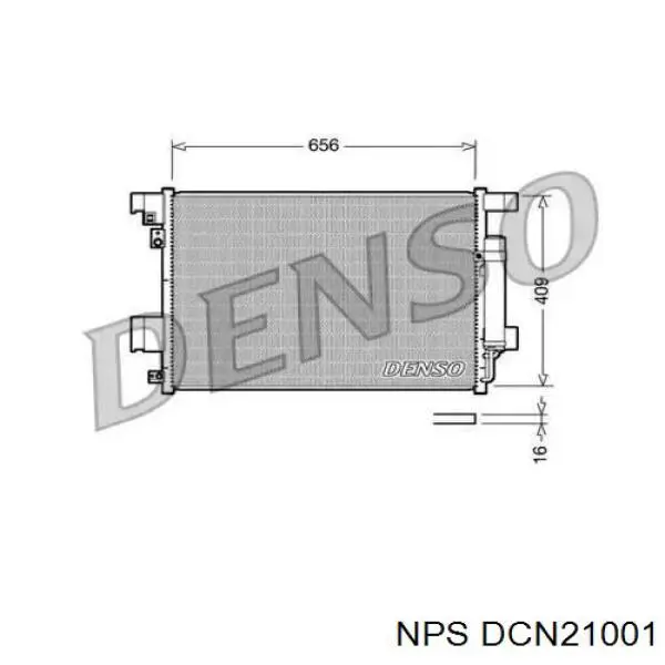 Radiador de aparelho de ar condicionado Depo/Loro 0330160015 preço, a partir de 123,91 USD