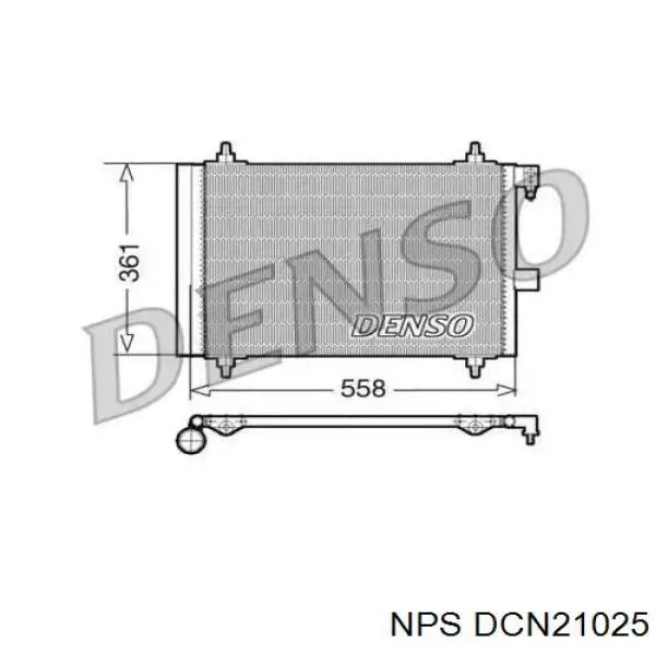 Condensador aire acondicionado DCN21025 NPS