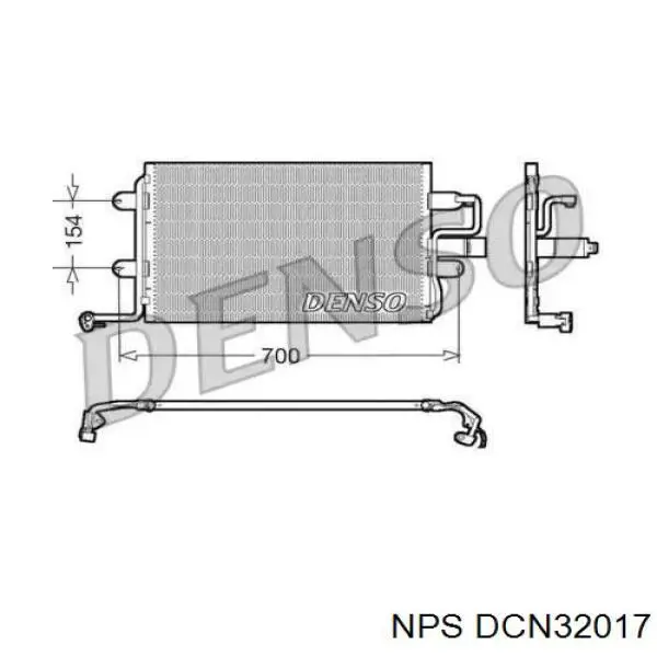 Condensador aire acondicionado DCN32017 NPS