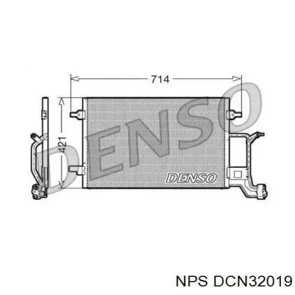 Радиатор кондиционера DCN32019 NPS