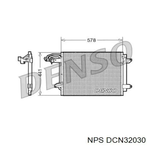 Радиатор кондиционера DCN32030 NPS