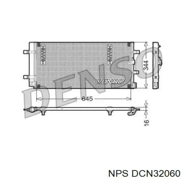 Condensador aire acondicionado DCN32060 NPS