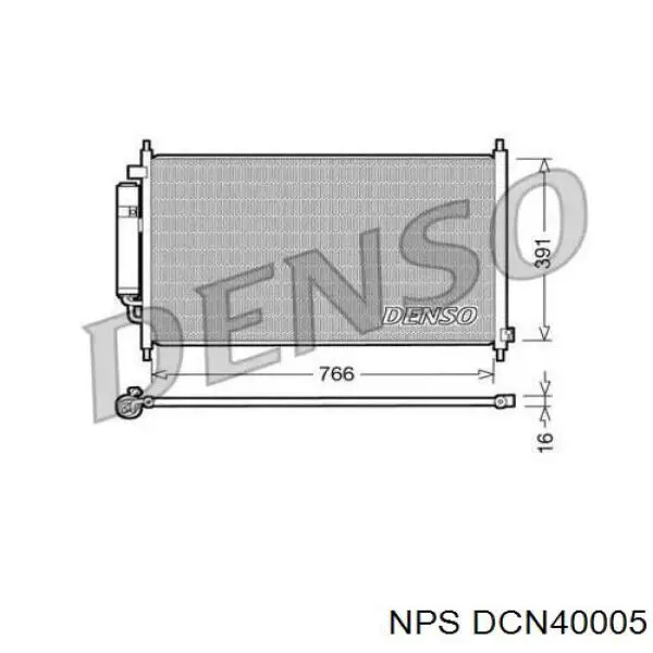 Condensador aire acondicionado DCN40005 NPS