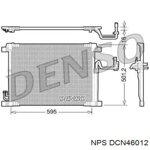 Condensador aire acondicionado DCN46012 NPS