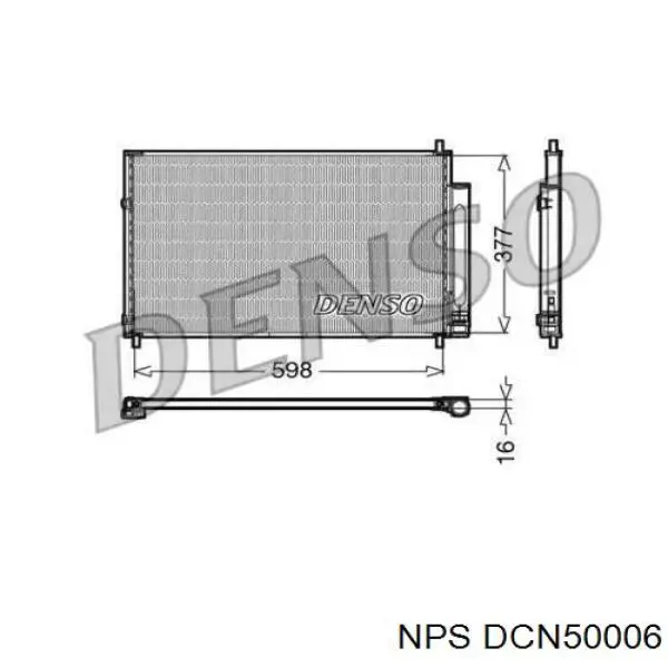 Радиатор кондиционера DCN50006 NPS