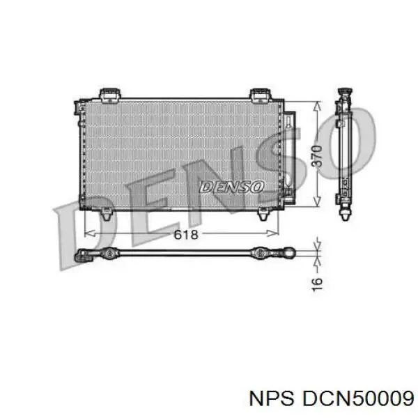 Радиатор кондиционера DCN50009 NPS