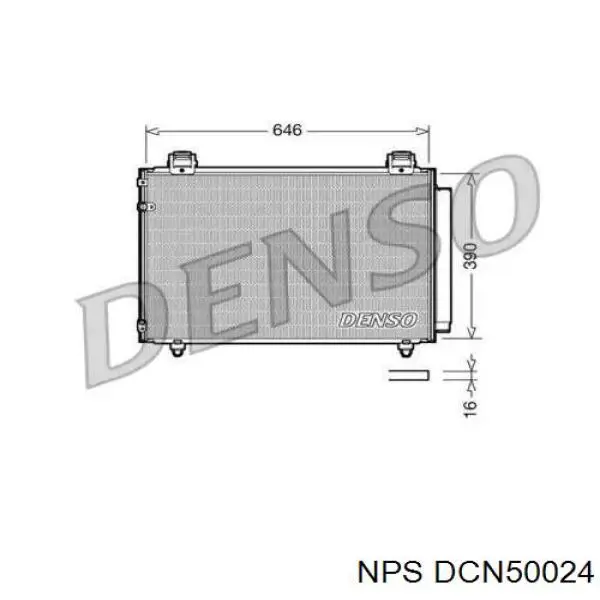 Condensador aire acondicionado DCN50024 NPS