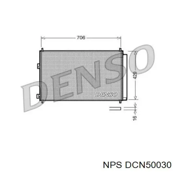 Condensador aire acondicionado DCN50030 NPS