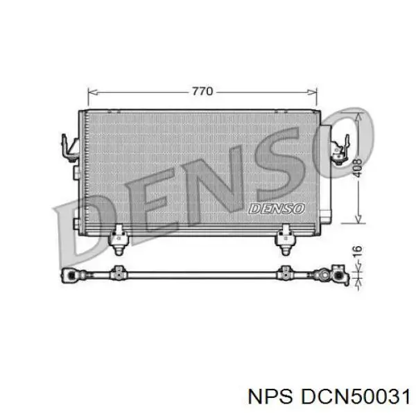 Радиатор кондиционера DCN50031 NPS