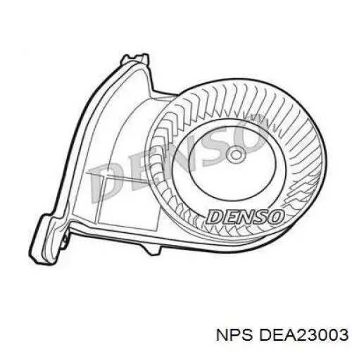 Motor eléctrico, ventilador habitáculo DEA23003 NPS