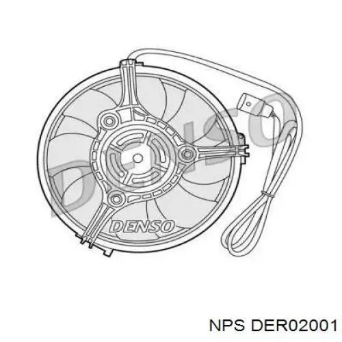 Ventilador (rodete +motor) refrigeración del motor con electromotor completo DER02001 NPS