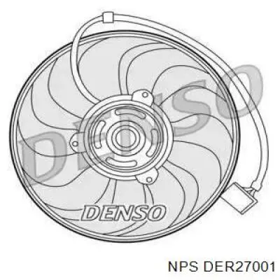 Ventilador (rodete +motor) refrigeración del motor con electromotor completo DER27001 NPS