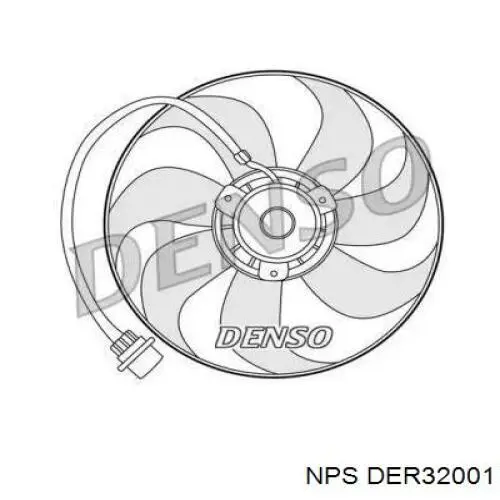 Электровентилятор охлаждения DER32001 NPS