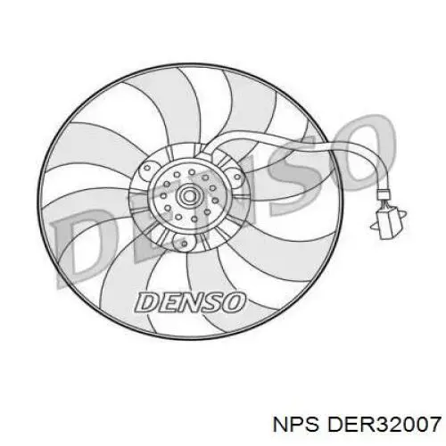 Электровентилятор охлаждения DER32007 NPS