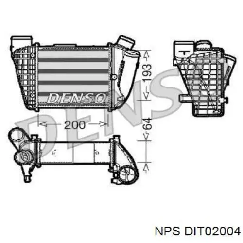 Интеркулер DIT02004 NPS