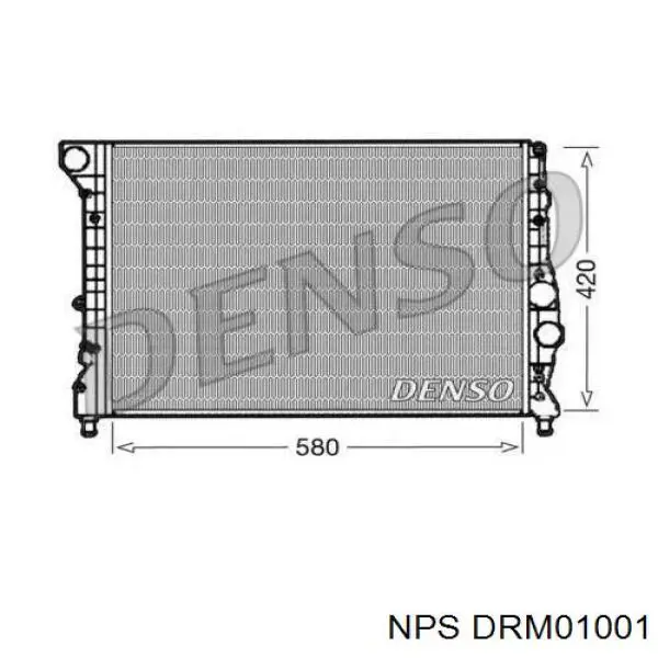 Радиатор DRM01001 NPS