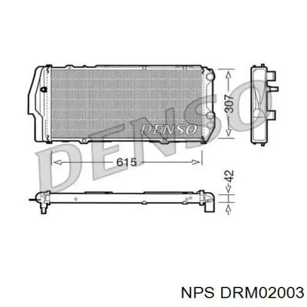 Радиатор DRM02003 NPS