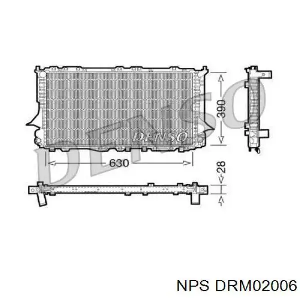 Радиатор DRM02006 NPS