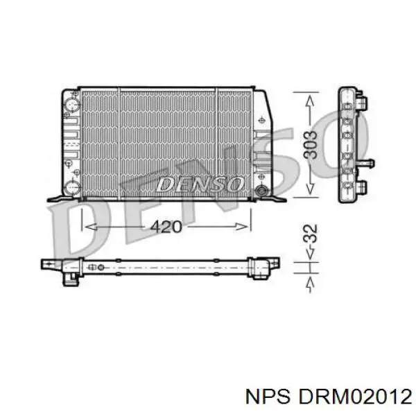 Радиатор DRM02012 NPS