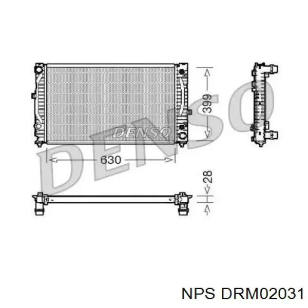 Радиатор DRM02031 NPS