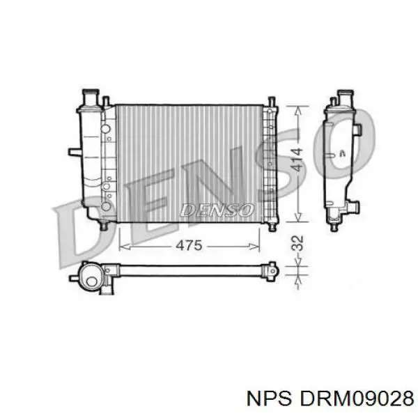 Радиатор DRM09028 NPS