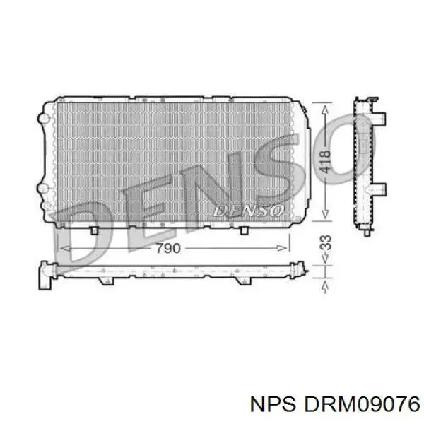 Радиатор DRM09076 NPS