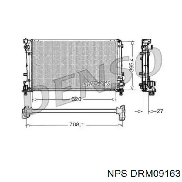 Радиатор DRM09163 NPS