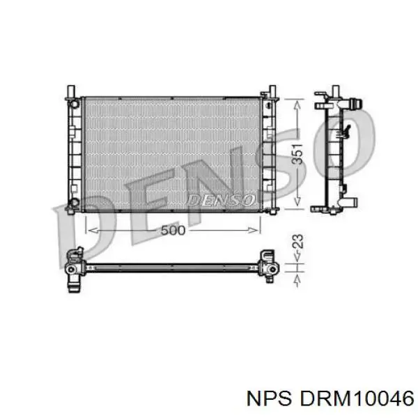 Радиатор DRM10046 NPS