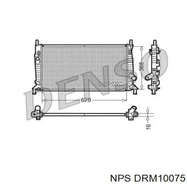 Радиатор DRM10075 NPS