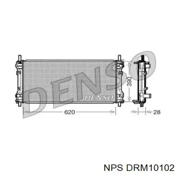 Радиатор DRM10102 NPS