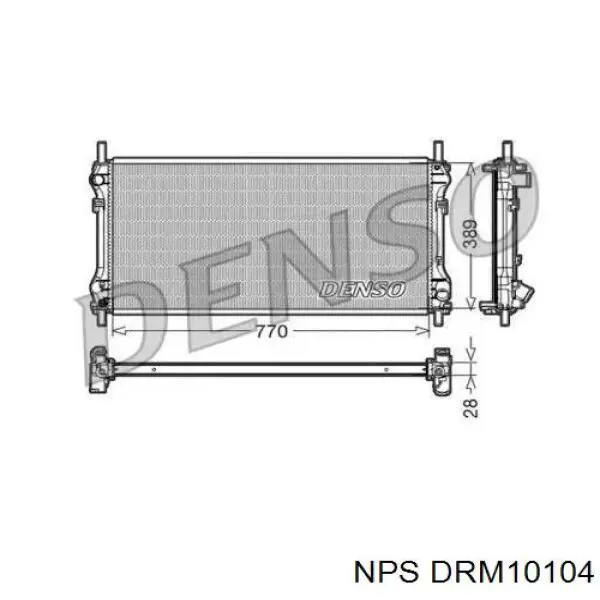 Радиатор DRM10104 NPS