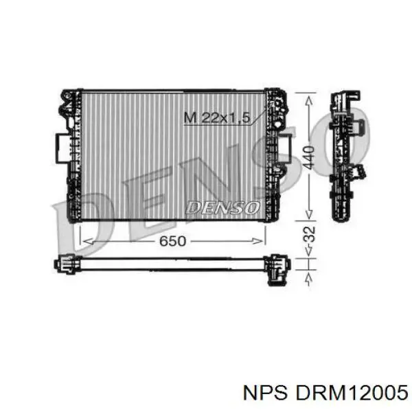 Обратная топливная трубка DRM12005 NPS