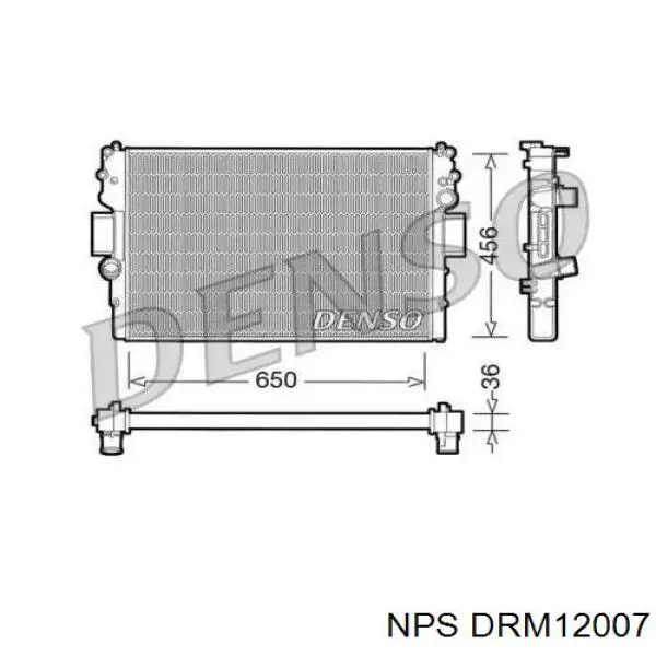 Радиатор DRM12007 NPS