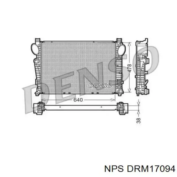 Радиатор DRM17094 NPS