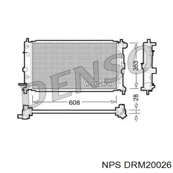 Радиатор DRM20026 NPS