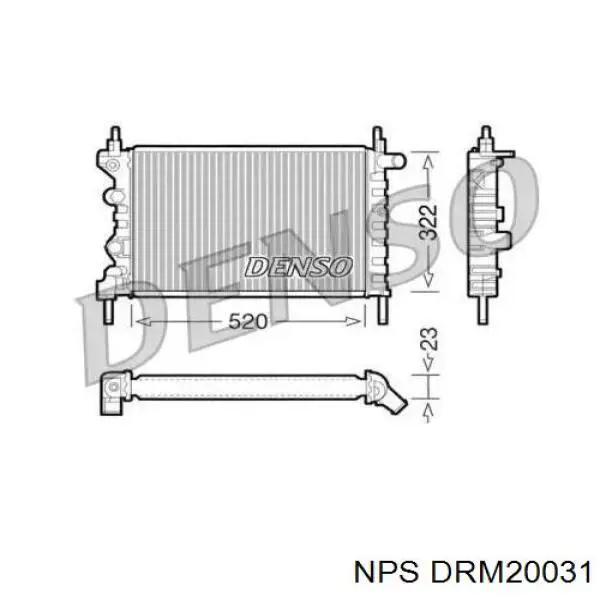 Радиатор DRM20031 NPS