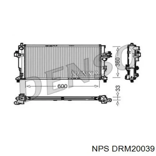 Радиатор DRM20039 NPS