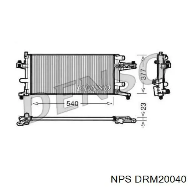 Радиатор DRM20040 NPS