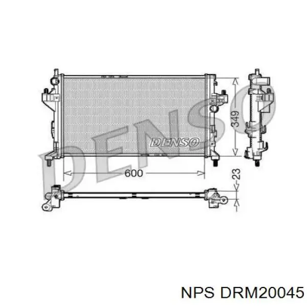 Радиатор DRM20045 NPS