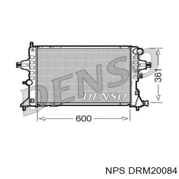 Radiador refrigeración del motor DRM20084 NPS